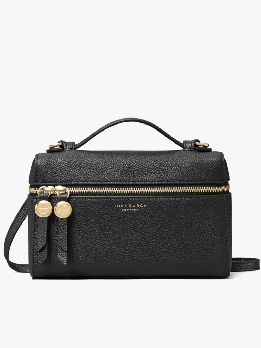 TORY BURCH SLIM ROMY TOP HANDLE
BAG in Black Leather Crossbody Bag like new - Picture 2 of 16
